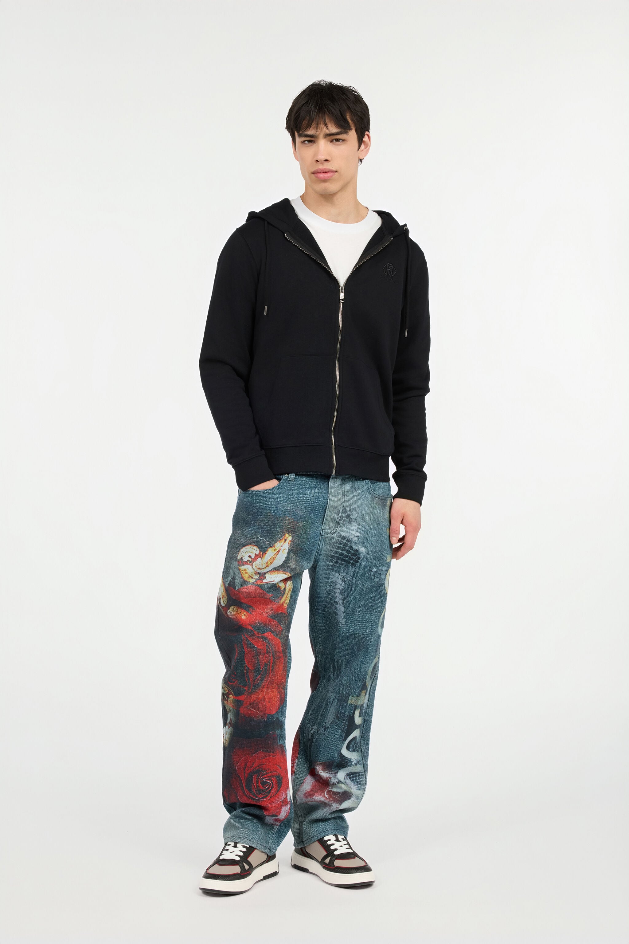 RC Black Hoodie with Zip RC Black Hoodie with Zip BLACK POT69A-CF052