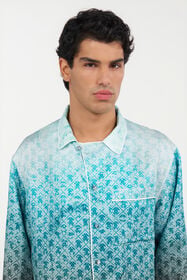 RC Camisa de seda con monograma ENDLESS SKY WNT725-4QR67