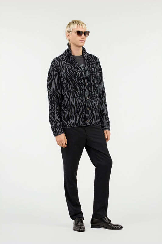 RC Animalier Jacquard Cardigan RC Animalier Jacquard Cardigan BLACK ROM90F-MSS30