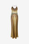 RC Robe longue en soie à motif Iside RC Robe longue en soie à motif Iside SAHARA WWT134-RYS34