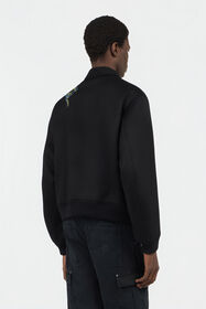 RC Veste Bomber Noire Avec Broderie Serpent BLACK WRR462-FE021