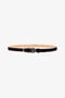 RC Cintura Nera In Pelle Scamosciata Con Fibbia Monogram RC RC Cintura Nera In Pelle Scamosciata Con Fibbia Monogram RC Nero SRC002-PZ563