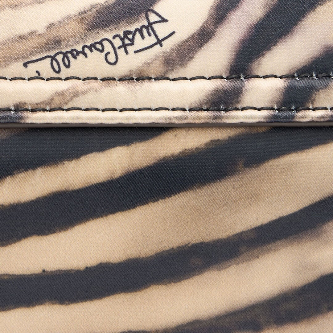 JC Shoulder Bag With Tiger Skin Print And Logo JC Shoulder Bag With Tiger Skin Print And Logo Light Brown UFB100-UF469
