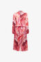 RC Robe Midi Imprimé Plumange RC Robe Midi Imprimé Plumange Fuchsia SWT117-6DL71