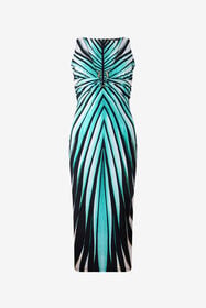 RC Ray Of Sea Imprimé Robe Midi Bleu clair VKT100-LNM33