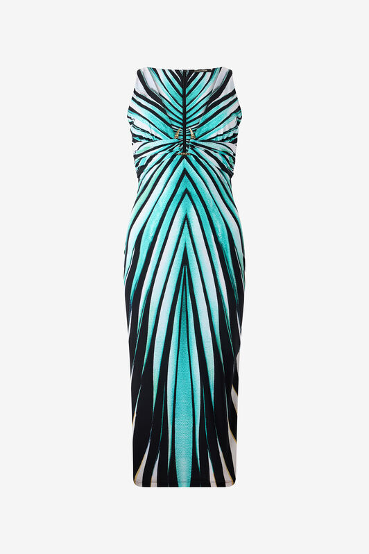 RC Ray Of Sea Imprimé Robe Midi Bleu clair VKT100-LNM33