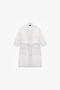 HO Crystal Snakes terry cotton bathrobe. HO Crystal Snakes terry cotton bathrobe. White RALM39-IM039