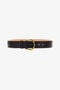 RC Ceinture en cuir avec boucle RC Ceinture en cuir avec boucle Noir TKC003-PZA69
