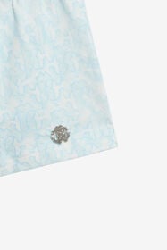 JU Kit Enfant Monogram RC Blanc et Bleu Clair BABY BLUE WJT809-JFR11