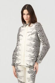 RC Camicia Stampa Zebra WHITE/BLACK ZEBRA SOJ70J-DL011