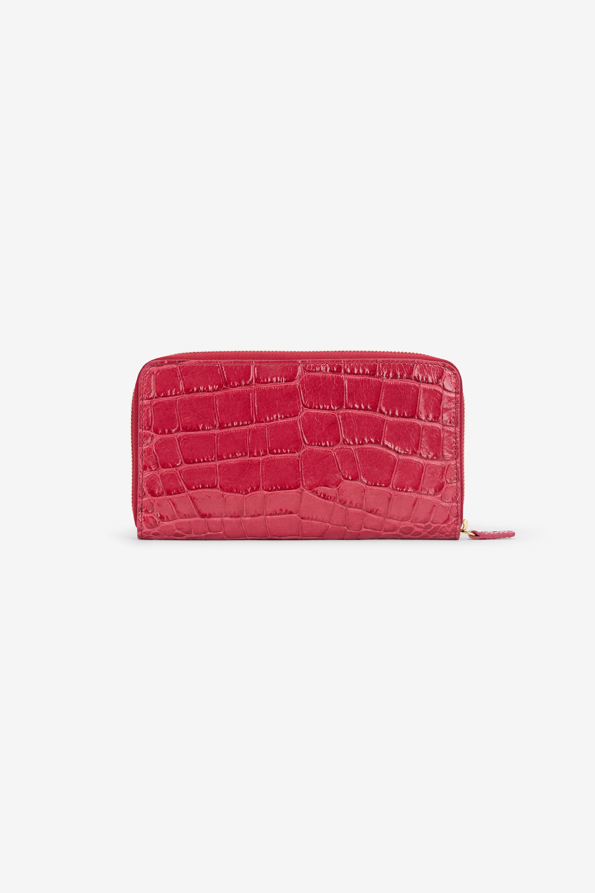 RC Crocodile Effect Zip-Around Wallet ROSA ANTICO 112309 SKA001-PZ975