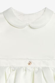 JU Dress With Frayed Hems White UJT100-RN012