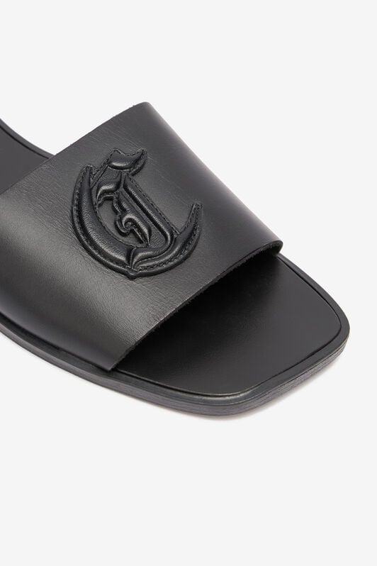 JC Mules Avec Monogramme JC JC Mules Avec Monogramme JC Noir UFS071-UF393