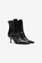 RC Bottines À Lacets Façon Crocodile RC Bottines À Lacets Façon Crocodile Noir VKS025-PN214