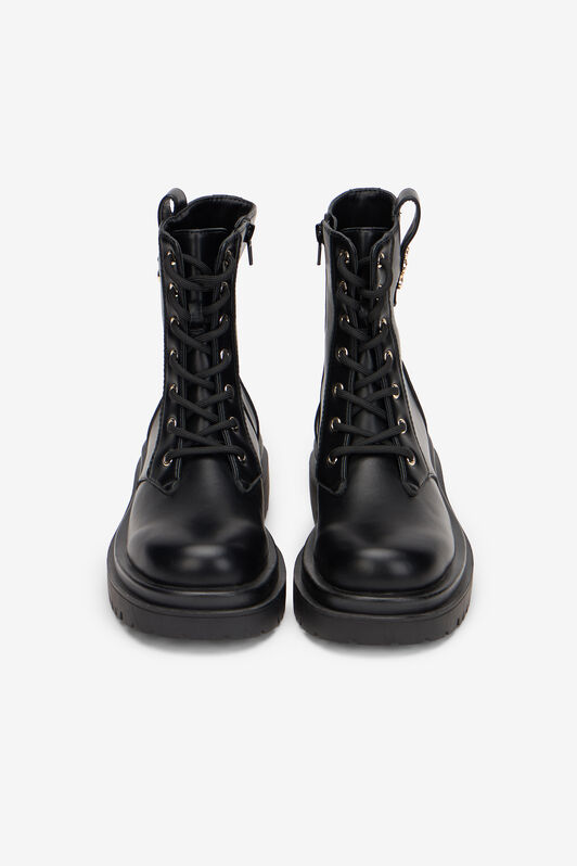 JC Bottines de combat avec détail doré JC Bottines de combat avec détail doré BLACK XFS036-XF432
