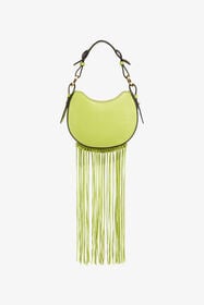 RC Fang Bag shoulder bag with fringes Verde claro SWB020-PZ078