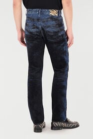 RC Jeans With Contrasting Discoloration Detailing Dark blue VRJ200-VT033
