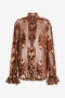 RC Brown Fil Coupé Shirt RC Brown Fil Coupé Shirt CHOCOLATE XQT710-FC004