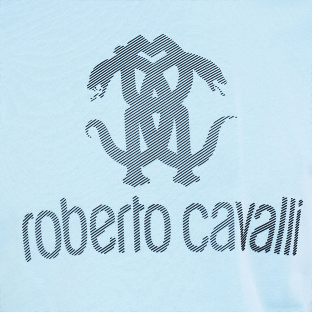 RC Light Blue T-Shirt with Monogram RC RC Light Blue T-Shirt with Monogram RC LIGHT BLUE QOT60D-JD060