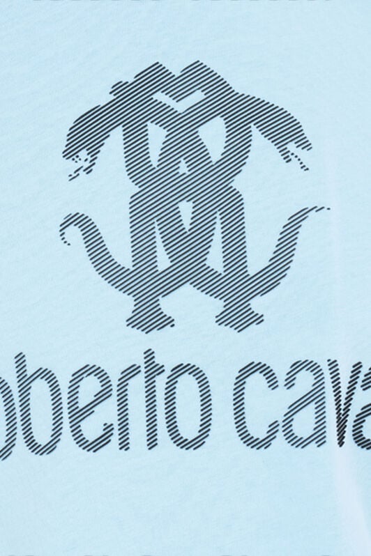 RC Light Blue T-Shirt with Monogram RC RC Light Blue T-Shirt with Monogram RC LIGHT BLUE QOT60D-JD060