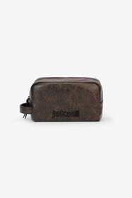 JC Brown Beauty Case With Wrist Strap BRUNETTE VFB004-VF536
