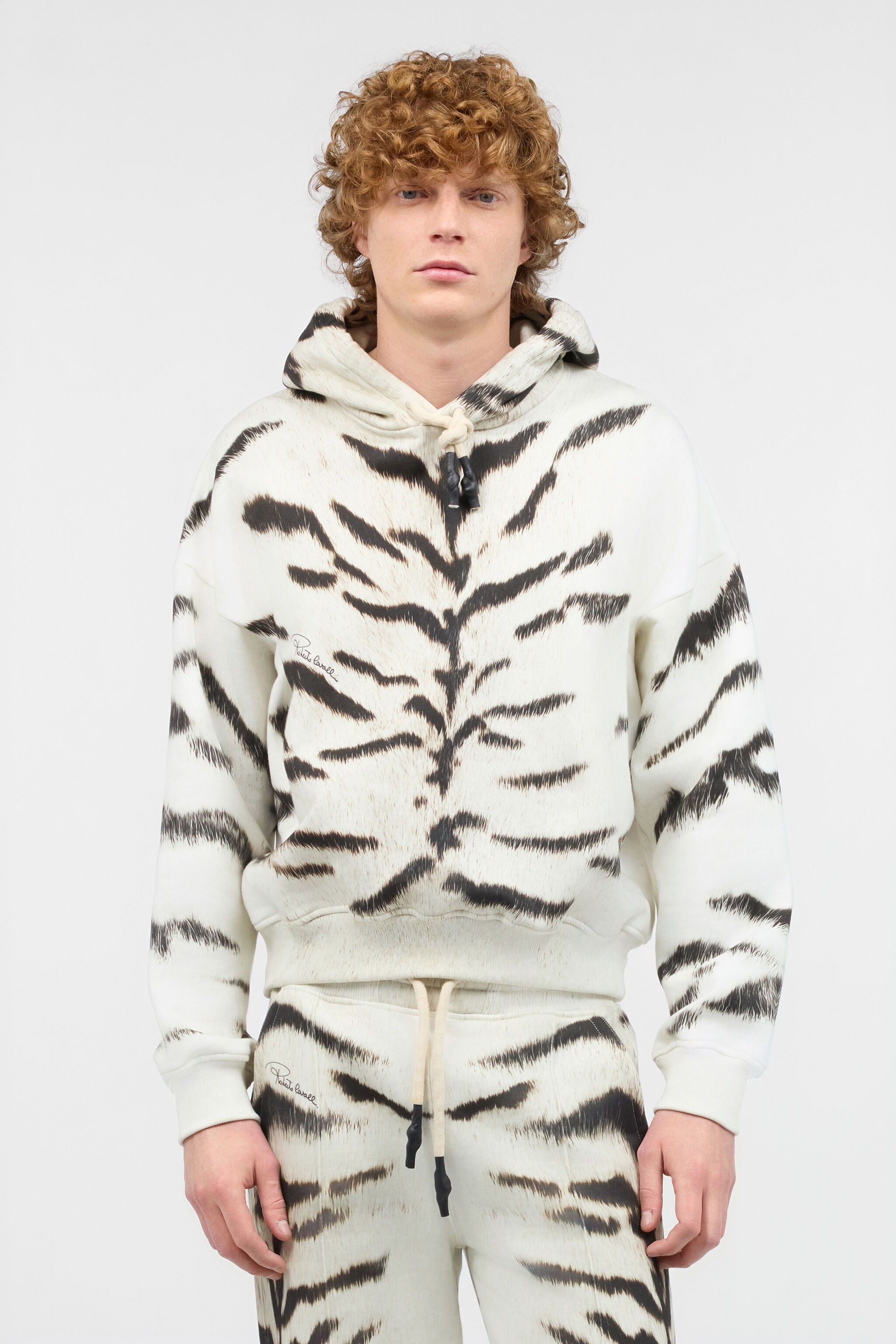RC Man Sweatshirt With White Tigresse OGAT X Roberto Cavalli Print RC Man Sweatshirt With White Tigresse OGAT X Roberto Cavalli Print Black/White UNT69F-2GA39