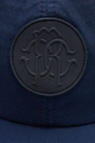 JU Cappellino Da Baseball Con Monogram RC Blu scuro UJZ00B-CH008