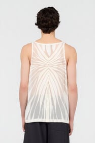 RC Top With Ray Devoré Print NATURAL WHITE XRT600-HLI15