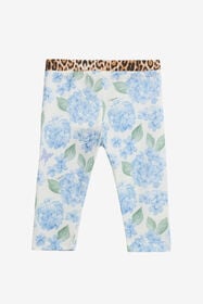 JU Leggings Con Stampa New Heritage WHITE/BLUE WJT200-JFR13