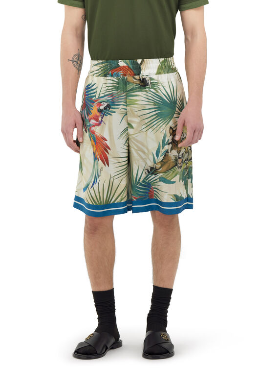 RC Jungle Print Shorts Grün SRT272-4QL46