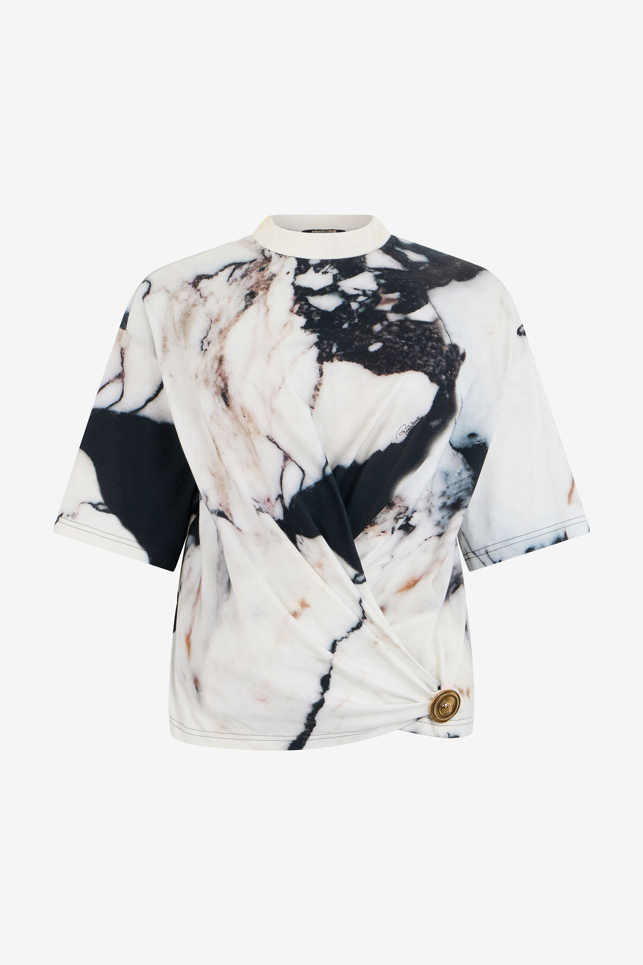 RC Grand Antique Print T-Shirt BIANCO/NERO TWT661-3PN18
