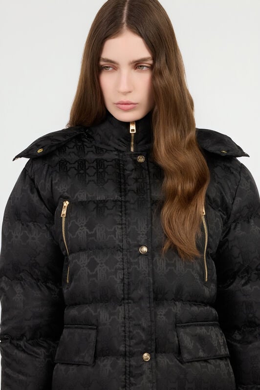 RC Black Monogram RC Long Down Jacket RC Black Monogram RC Long Down Jacket BLACK ROT80A-DJ005