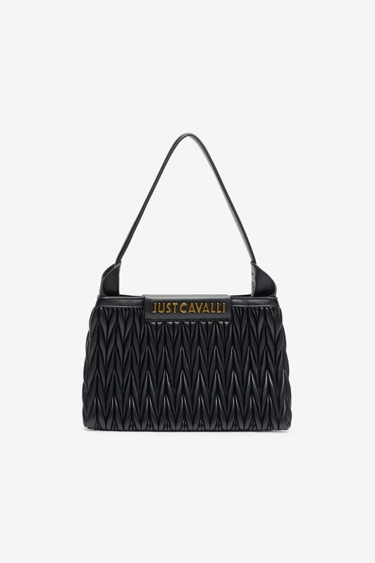 JC Bag With Metal Lettering JC Bag With Metal Lettering Black TFB061-TF426