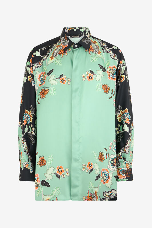 RC Camisa Estampado Kimono DARK GREEN/BLACK XNT720-4QT25