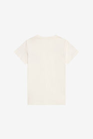 JC T-Shirt with Rhinestone Logo MARSHMALLOW XFT63F-JD005