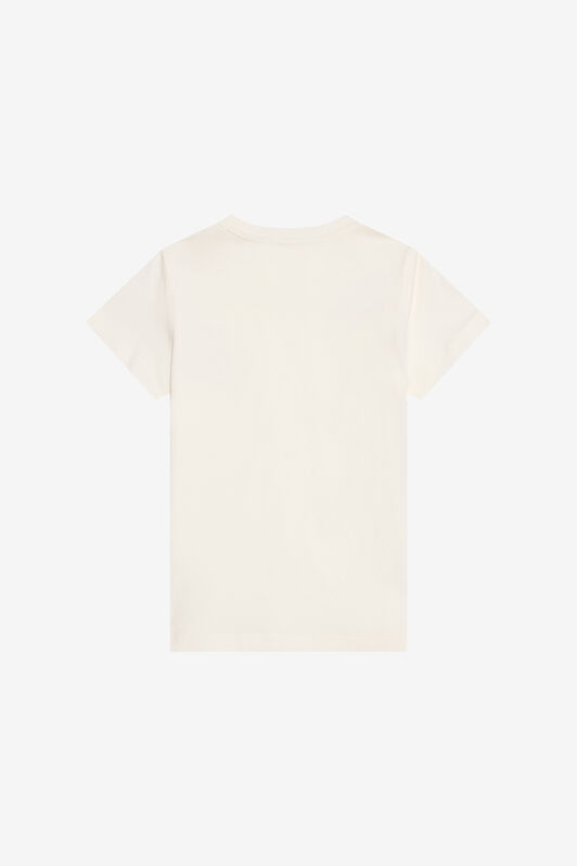 JC T-Shirt with Rhinestone Logo MARSHMALLOW XFT63F-JD005