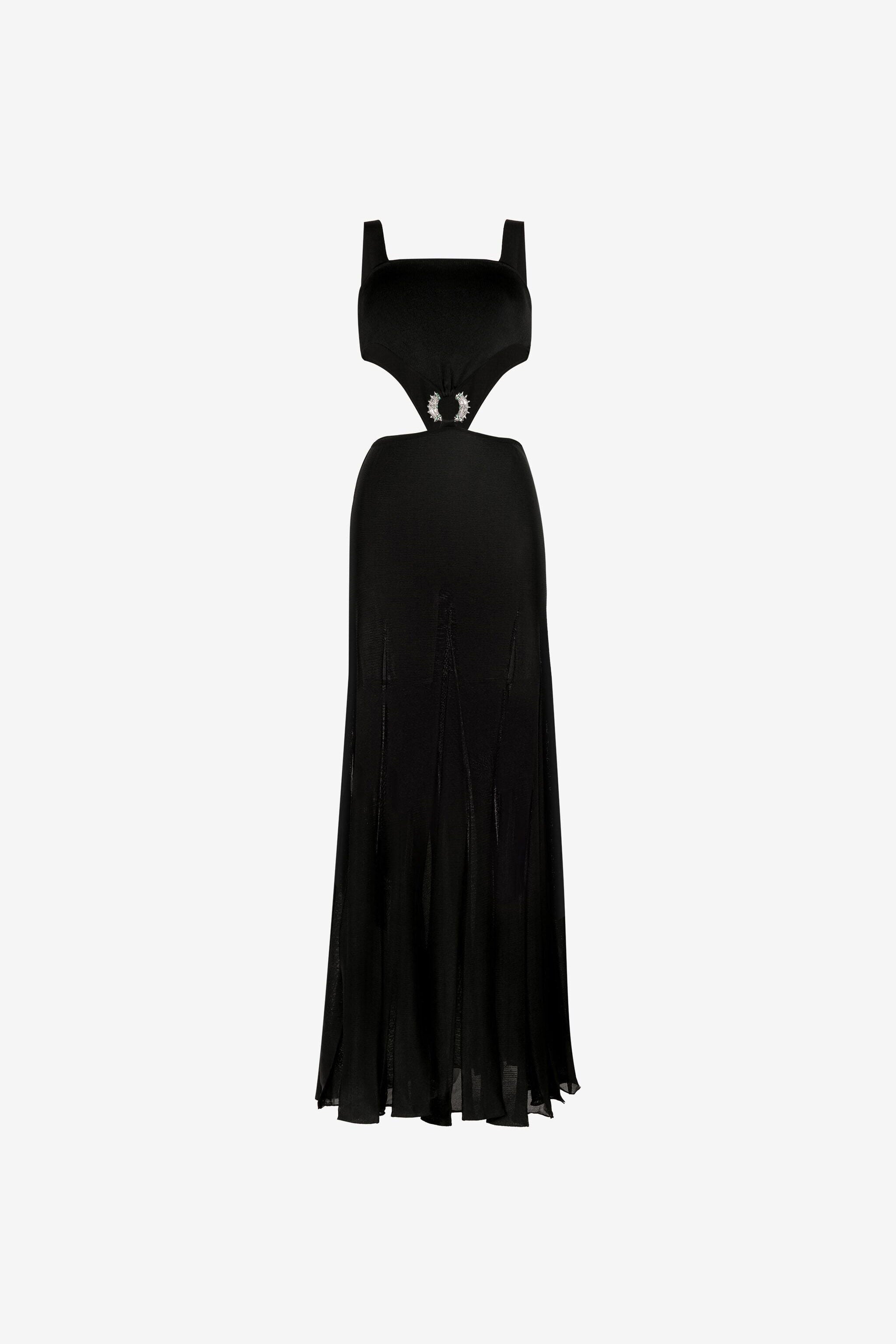 RC Ring-embellished dress RC Ring-embellished dress Black RKM107-MG011