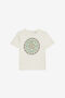 JU T-Shirt With Lettering And RC Maxi-Monogram JU T-Shirt With Lettering And RC Maxi-Monogram White UJT610-JD001