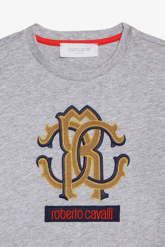 JU T-Shirt With Monogram RC GREY MELANGE VJT60F-JD001