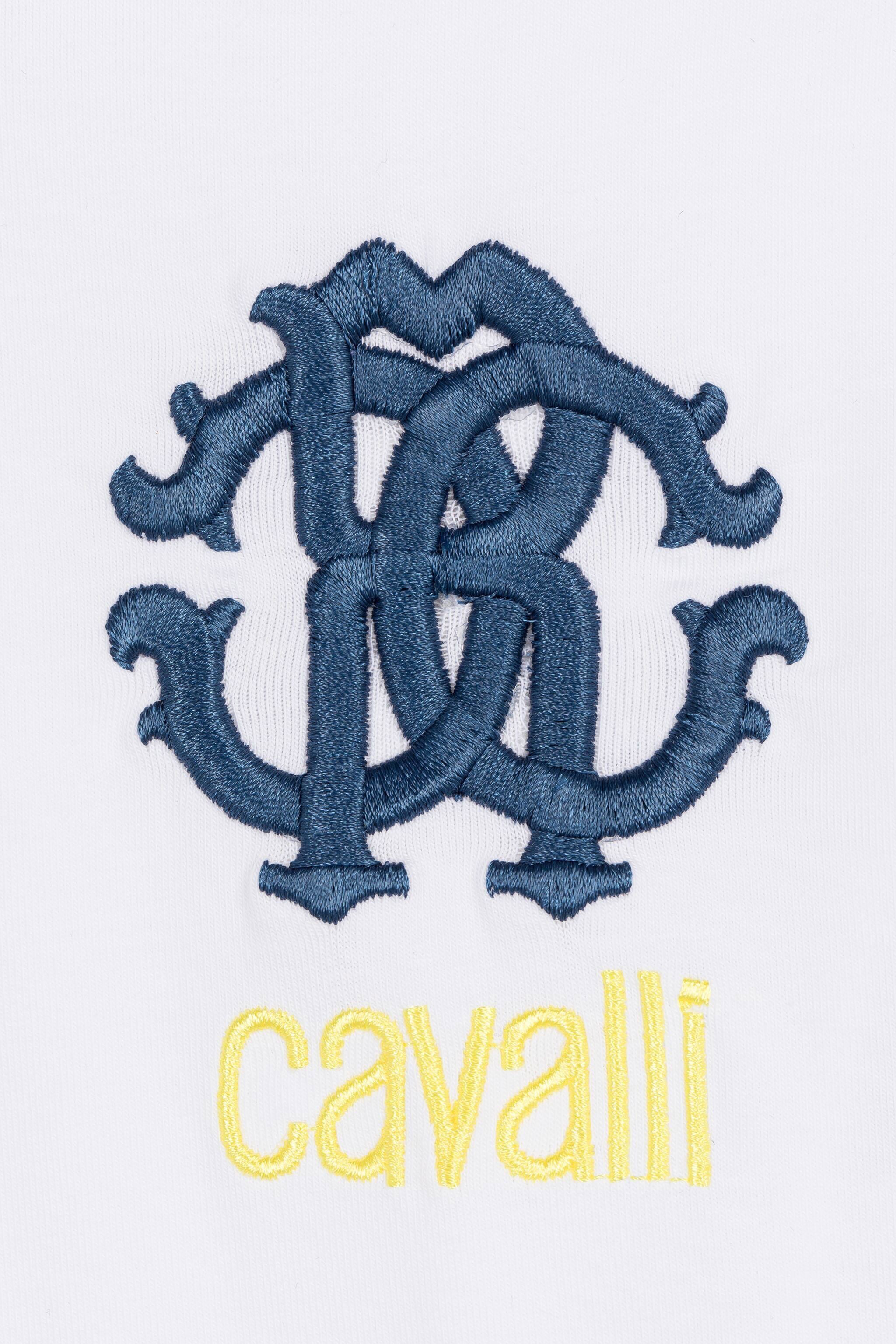 JU Logo-embroidered polo shirt JU Logo-embroidered polo shirt Optical white QJT674-KB003