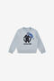 JU Blue Leopard Sweatshirt Light blue SJT909-CF050