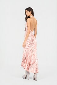 RC Vestido Midi Estampado Jaguar Pink PINK XQT141-JRT23