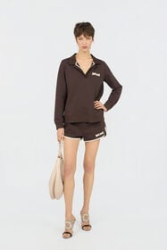 JC Shorts Marroni Con Logo 772 + 004 OFF WHITE WFT167-WF544
