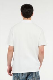 JC Polo With JC Monogram Embroidery WHITE UFT020-UF040