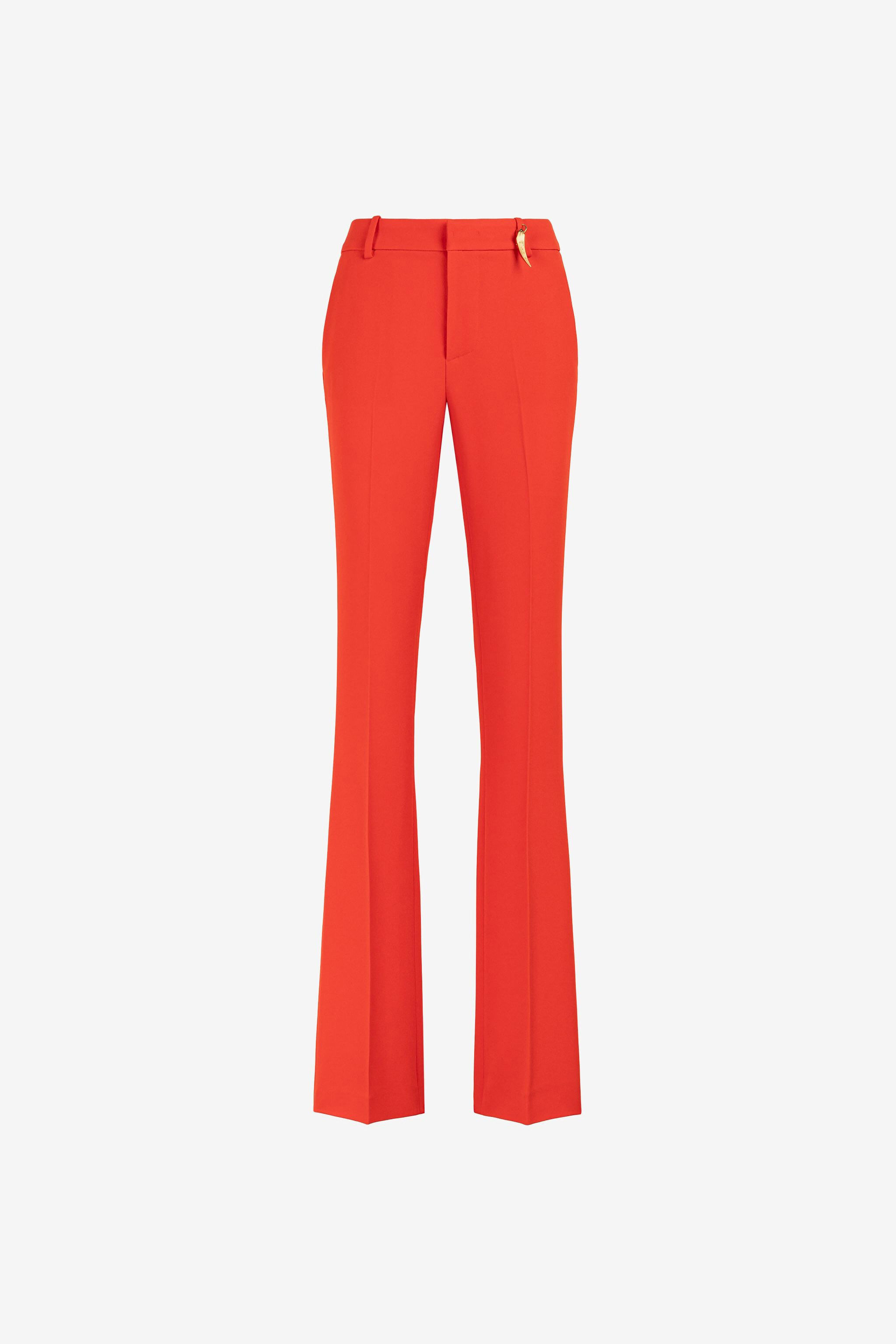 RC Tiger Tooth Flared Trousers RC Tiger Tooth Flared Trousers Orange OQT203-HR005