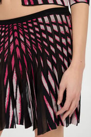 RC Ray Of Paradise Print Mini Skirt MAGENTA XKM303-MI150