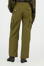 JC Green Cargo Trousers With Gold Buttons VERDE 185 VFT152-VF231