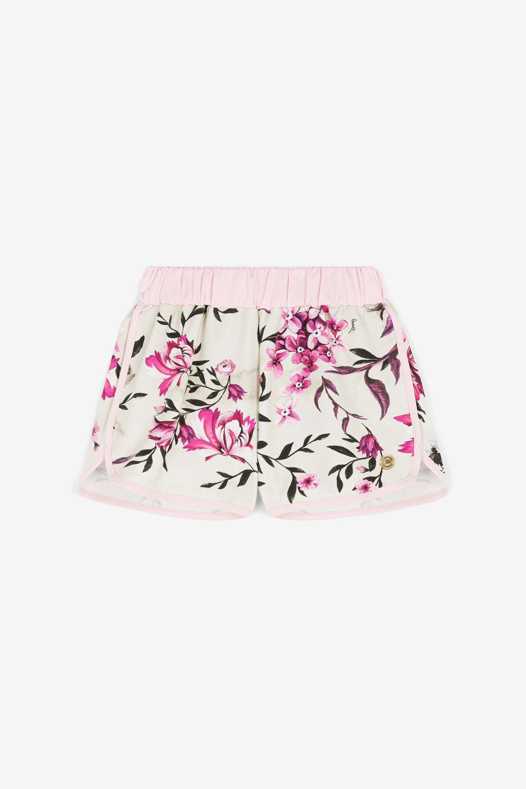 JU Flower-Print Shorts JU Flower-Print Shorts Pink OJT20T-ISA2J