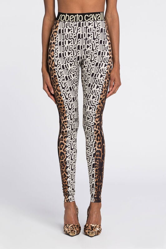 RC Leggings mit Logo-Print RC Leggings mit Logo-Print Schwarz/Weiß RKT26A-LNH82