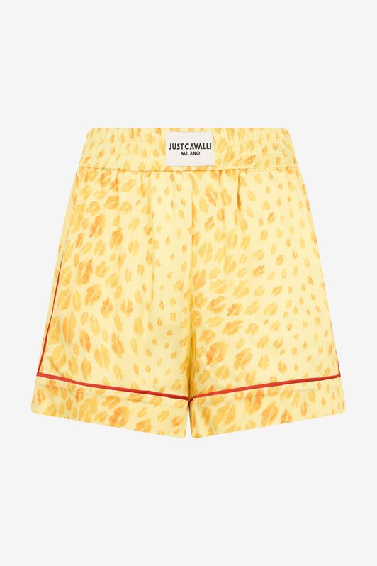 JC Shorts mit The Jaguar Kiss Print JC Shorts mit The Jaguar Kiss Print POP CORN WFT178-WF555